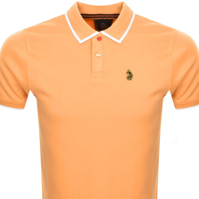 Shop Luke 1977 Meadtastic Polo T Shirt Orange