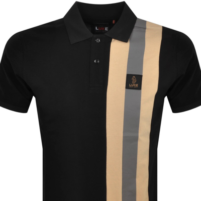 Shop Luke 1977 Castleton Polo T Shirt Black