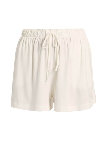 Shop Eberjey Women's Gisele Everyday Relaxed-fit Shorts In Ivory