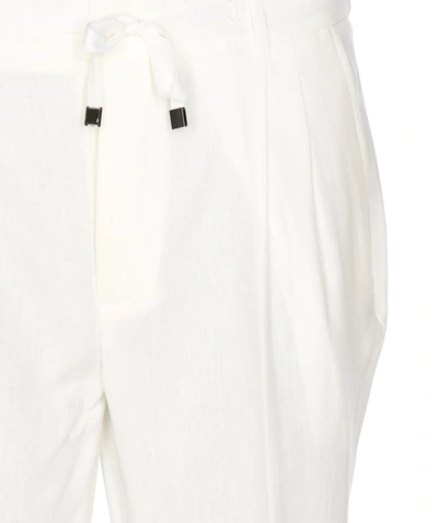 Shop Brian Dales Trousers In Bianco