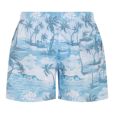 Shop Palm Angels Sea Clothing Blue