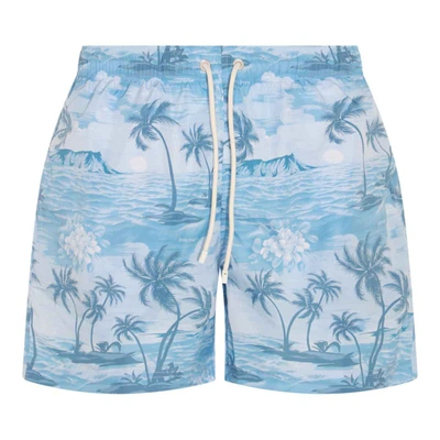 Shop Palm Angels Sea Clothing Blue