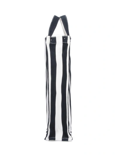 Patou Striped Bag In Black