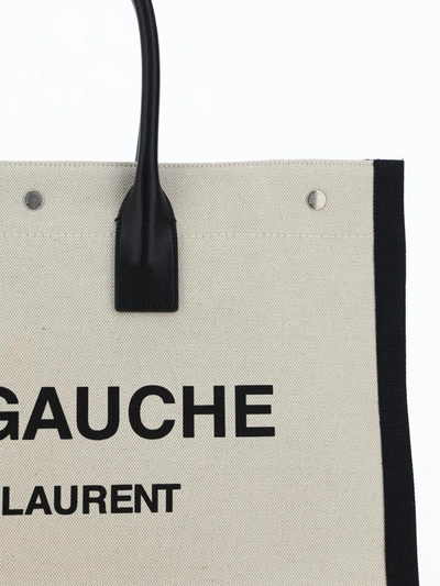 Shop Saint Laurent Handbags In Greggio/nero/nero/ne