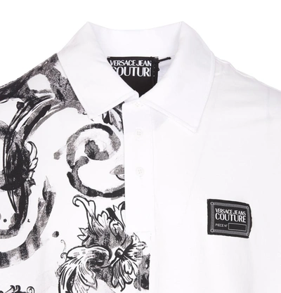 Shop Versace Jeans Couture T-shirts And Polos In White