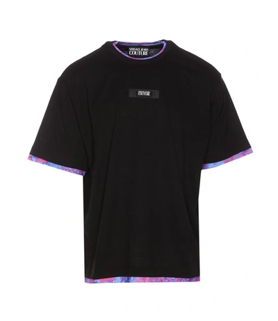 Shop Versace Jeans Couture T-shirts And Polos In Black