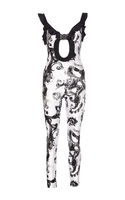 Shop Versace Jeans Couture Trousers In White