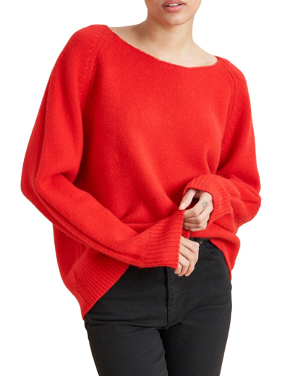 Shop La Ligne Women's Gaston Sweater In Red