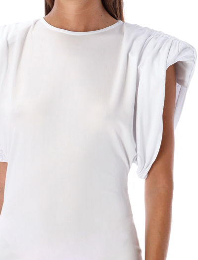 Shop Wardrobe.nyc Sheath Mini Dress In White