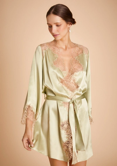 Gilda & Pearl Cocktail Hour Silk Robe