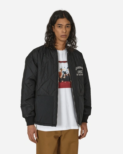 Shop Neighborhood Lordz Of Brooklyn Quilt Jacket In Black