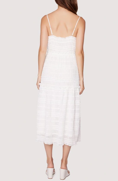 Shop Lost + Wander Calla Lily Tiered Midi Dress In Off White