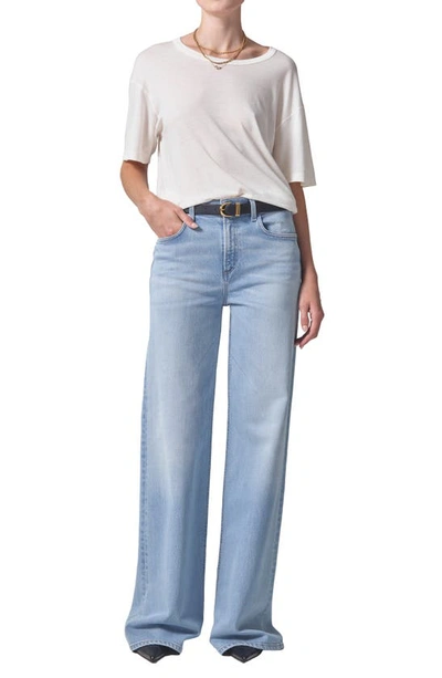 Shop Citizens Of Humanity Loli Mid Rise Baggy Jeans In Neroli