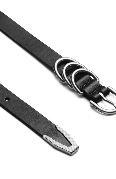 Shop Rag & Bone Baby Spire Leather Belt In Black