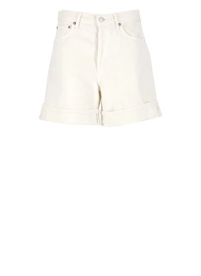 Shop Agolde Shorts White