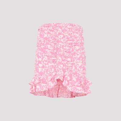 Shop Isabel Marant Milendi Skirt In Pk Pink