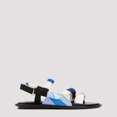 Shop Pucci Sandals In Blu