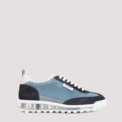 Shop Thom Browne Tech Runner Shoes In Tonal Navy