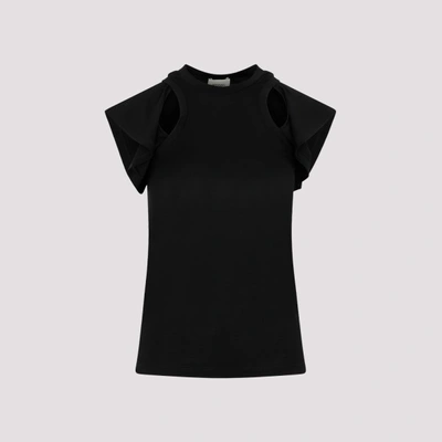 Shop Isabel Marant Cotton Faly T-shirt In Bk Black