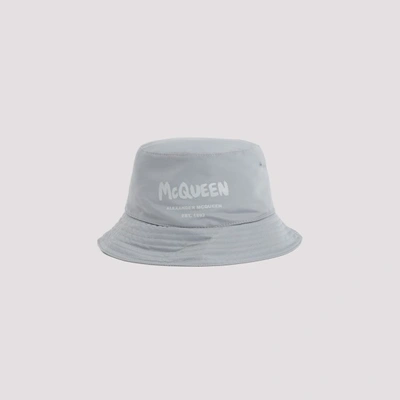 Shop Alexander Mcqueen Hat In Zinc