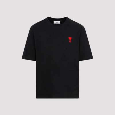 Shop Ami Alexandre Mattiussi Ami Ami De Coeur T-shirt In Black