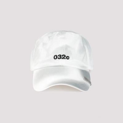 Shop 032c Fixed Point Cap In Dirty White