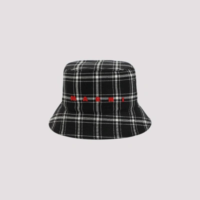 Shop Marni Wool Hat In Chn Black