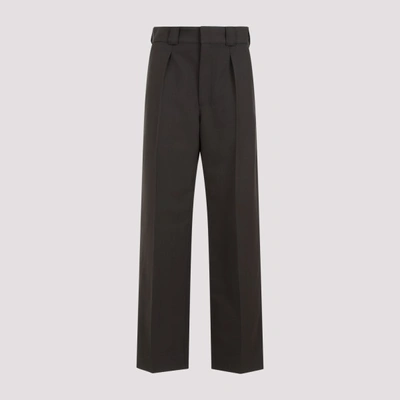 Shop Lemaire Carrot Pants In Br Dark Brown