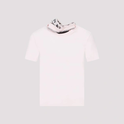 Shop Y/project Triple Collar Fitted T-shirt In Baby Pink