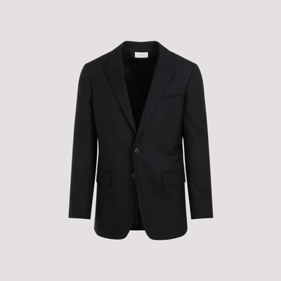 Shop The Row Laydon Jacket In Bme Black Grey Melange