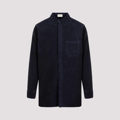 Shop The Row Melvin Shirt In Nvy Navy