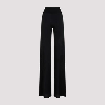 Shop Rick Owens Bias Crepe Pants In Black