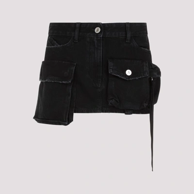 Shop Attico The  Fay Mini Skirt In Black
