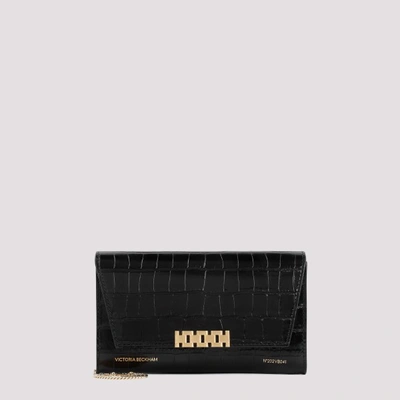 Shop Victoria Beckham Wallet On Chain In Black