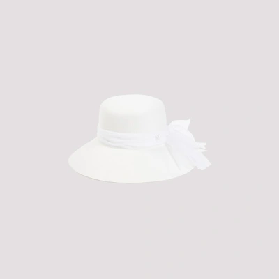 Shop Maison Michel New Kendall Marry Hat In White