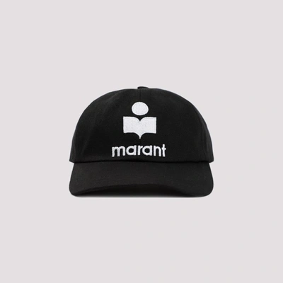 Shop Isabel Marant Tyron Hat In Bkec Black Ecru