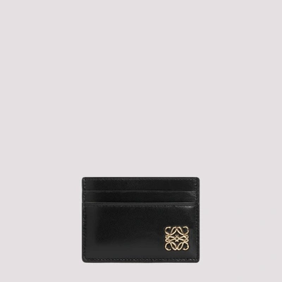 Shop Loewe Anagram Puffer Plain Cardholder In Black