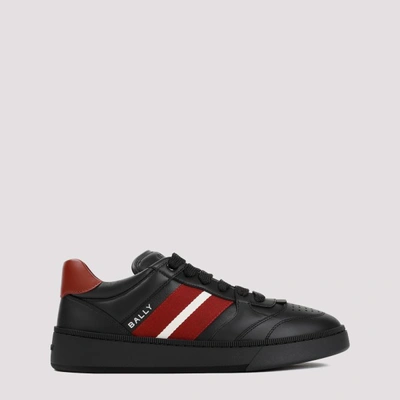 Shop Bally Rebby Sneakers In Ic Black Black Red
