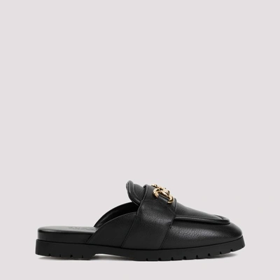 Shop Gucci Airel Mule Leather In Black