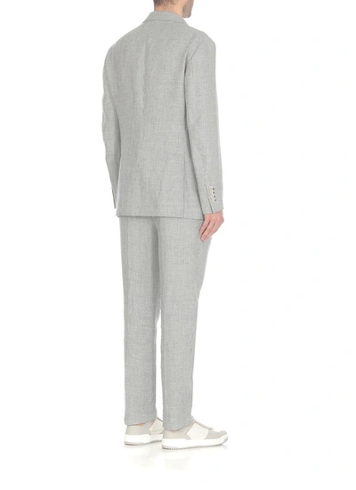 Shop Brunello Cucinelli Suit Grey