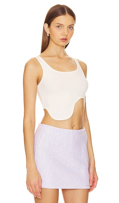 Lovers & Friends X Anja Dujakoviä  Sonya Tank In White
