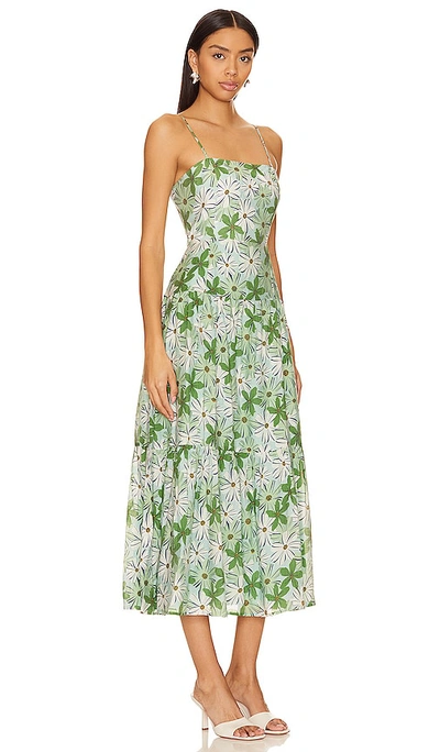 Shop Minkpink Margaux Maxi Dress In Green & White Floral