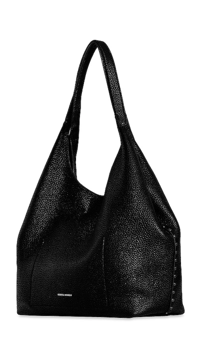 Shop Rebecca Minkoff Darren Signature Carryall Bag In Black