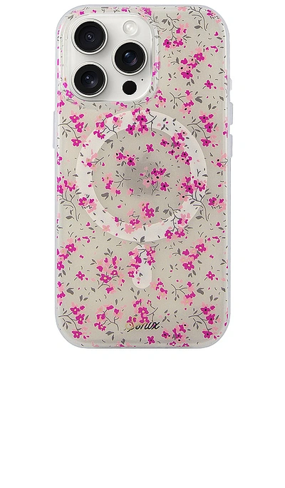 Shop Sonix Magsafe Compatible Iphone 15 Pro Case In Cottage Floral Pink