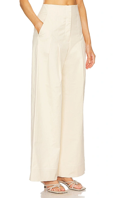 A.l.c A. L.c. Bennett Linen-blend Pant In Beige
