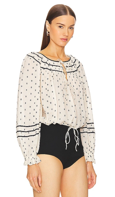 Shop Ulla Johnson Francoise Blouse In Ivory