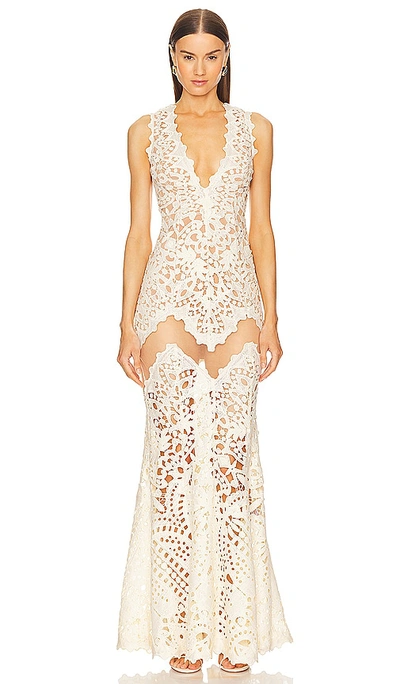 Shop Michael Costello X Revolve Guiliana Gown In Ivory