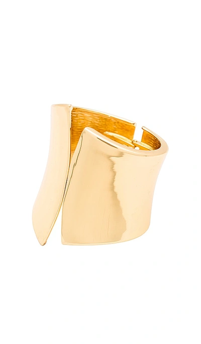 Shop Amber Sceats Cuff Bracelet In Gold