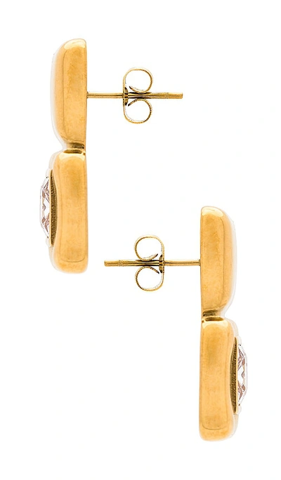 Shop Amber Sceats Geo Earrings In Gold