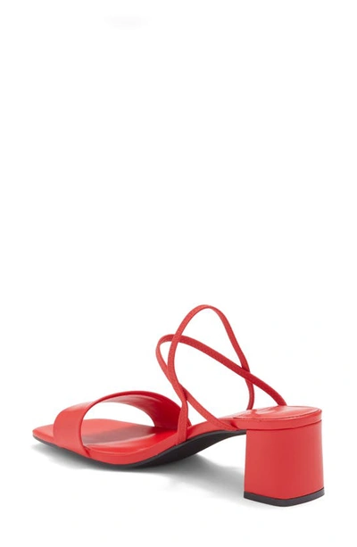 Shop Jeffrey Campbell Adapt Slingback Sandal In Red